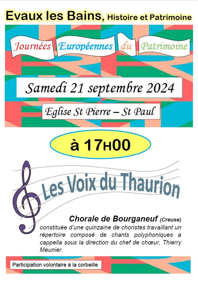 Affiche evaux les bains sept 2024