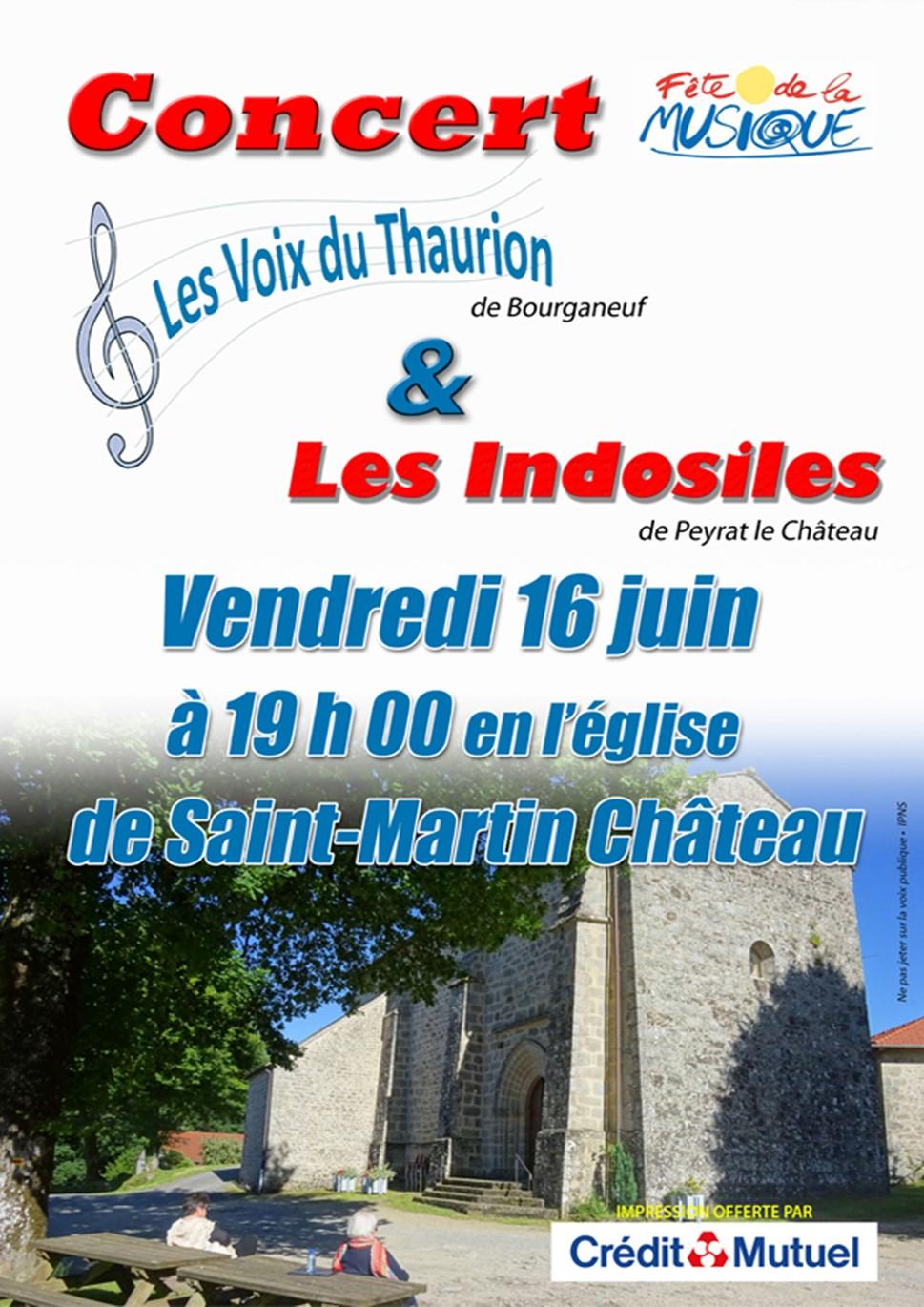 Concert saint martin chateau 16 juin 2025