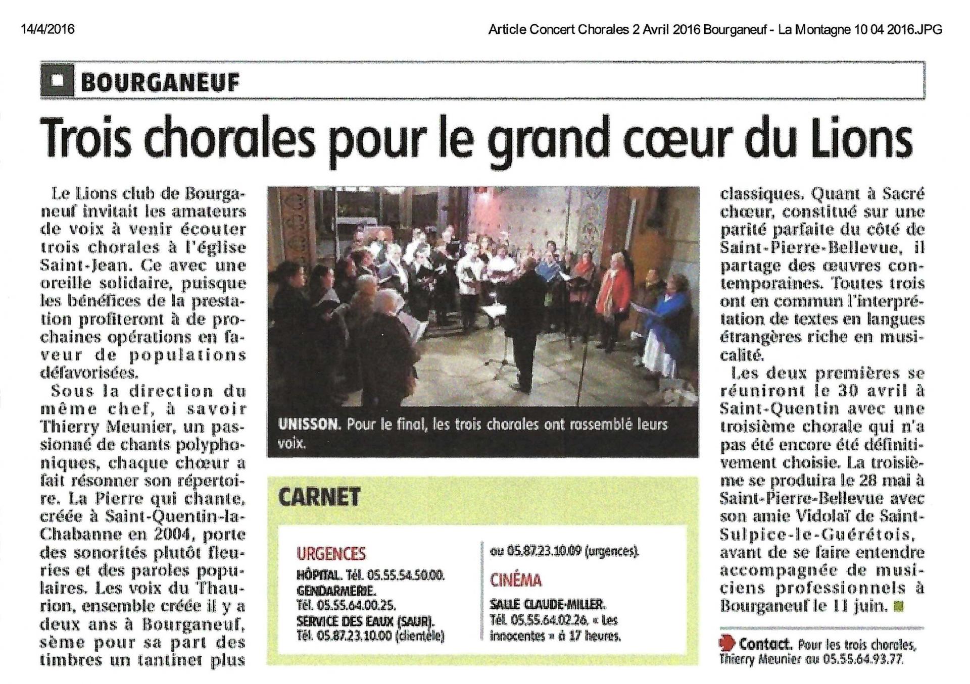 La montagne 2016 a